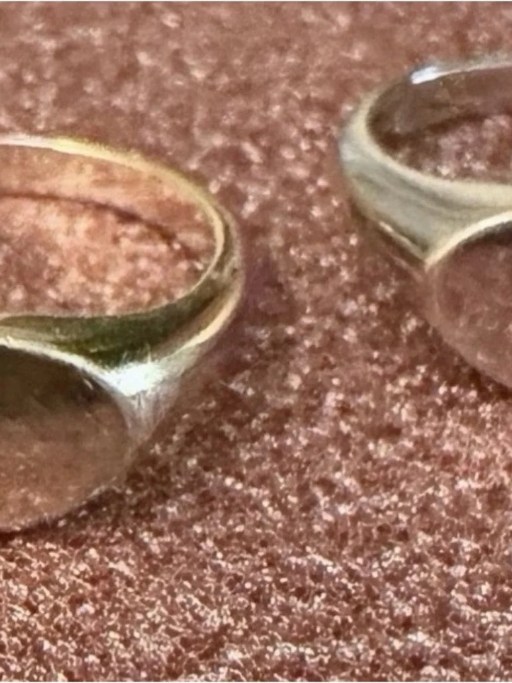 Two Signet Rings Size 5 Gold & Silver in Bloomingdale’s